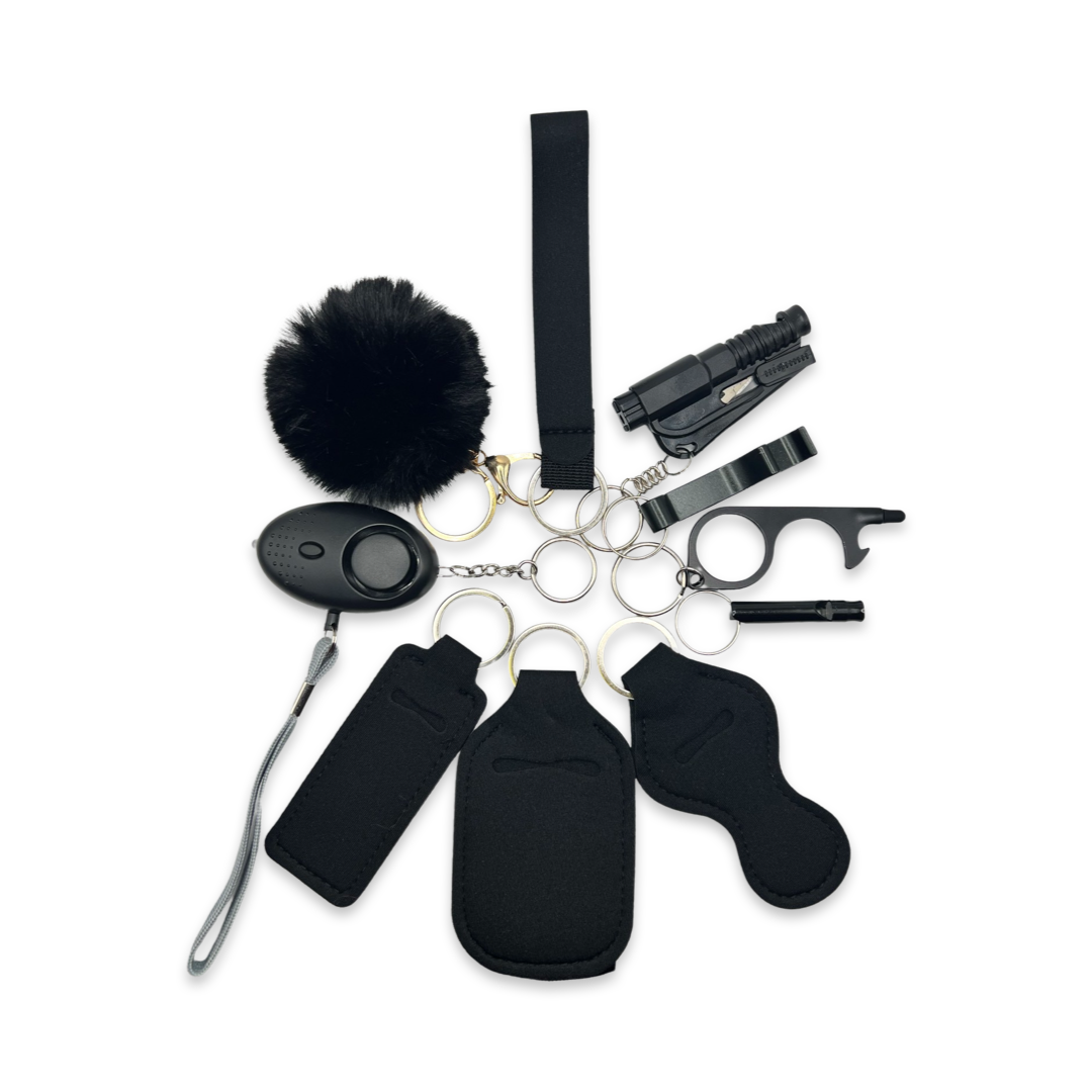 Black Self-Defence Keychain