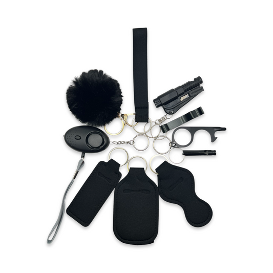 Black Self-Defence Keychain