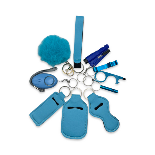 Blue Self-Defence Keychain