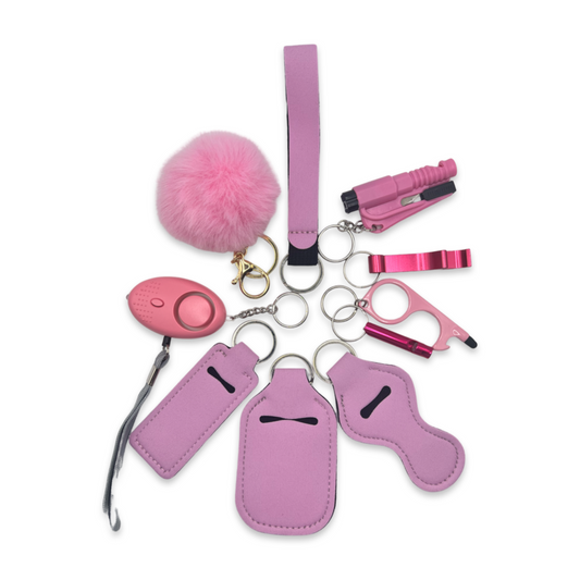 Pink Self-Defence Keychain