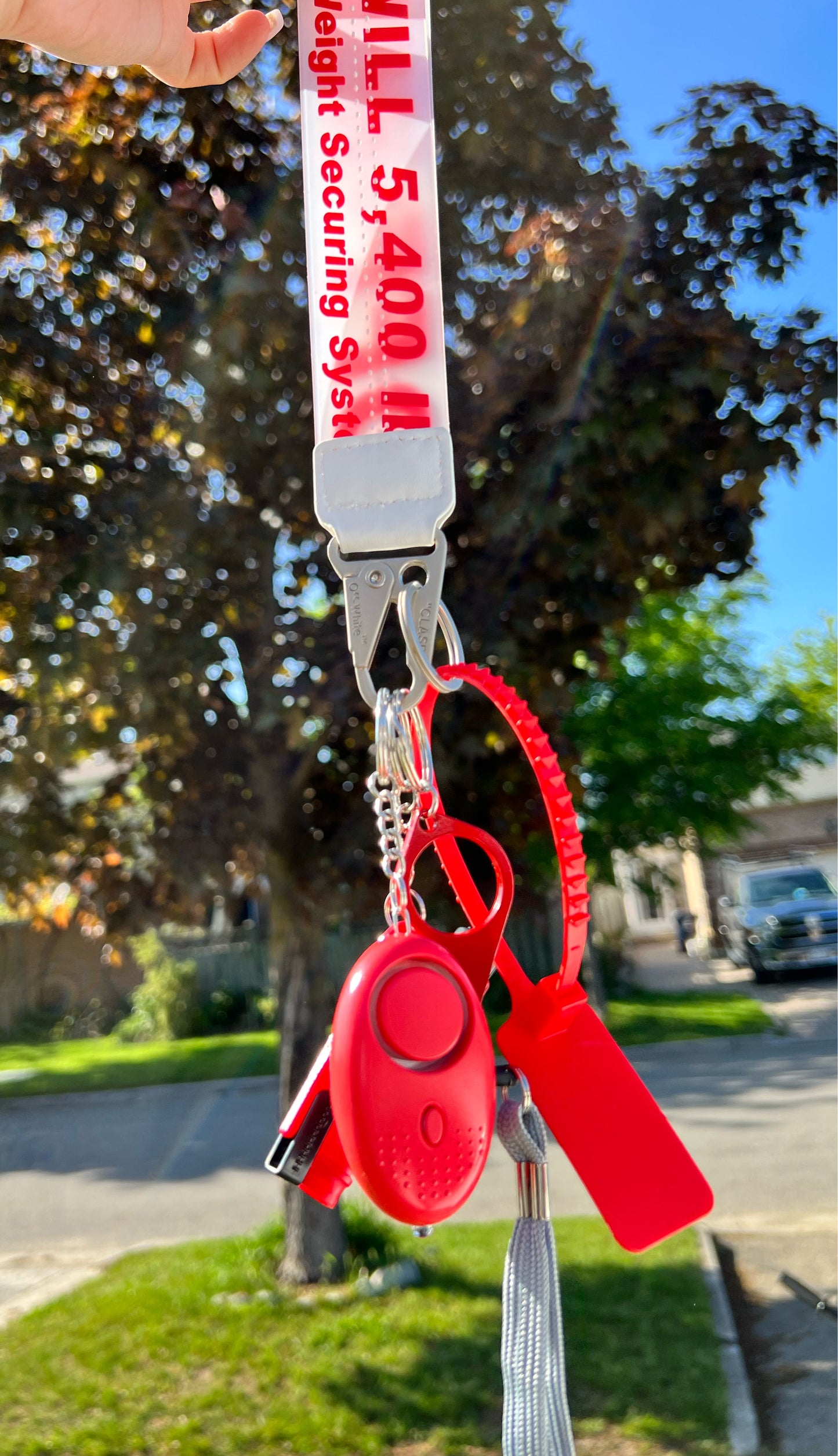 Red Essential Self-defence Keychain