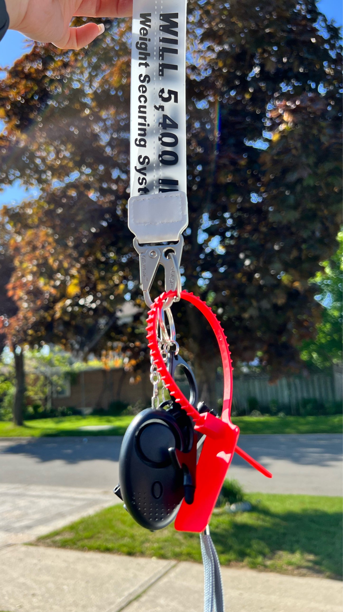 Black Essential Self-defence Keychain