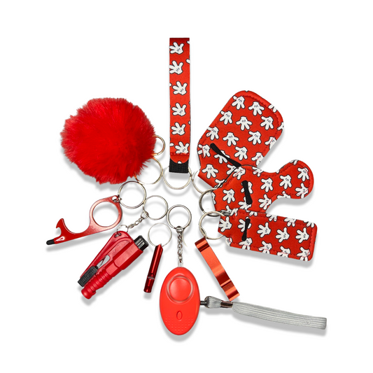Red Mini Hands Self-Defence Keychain