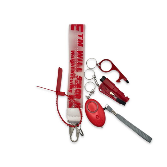 Red Essential Self-defence Keychain
