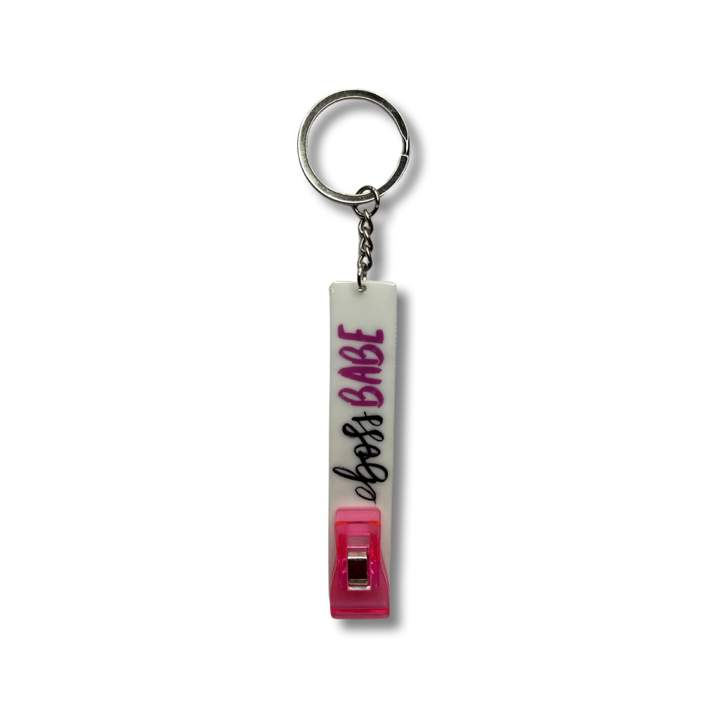 Long Nails Card Grabber Keychain