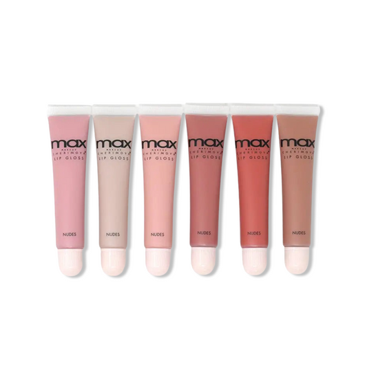 MAX Makeup Cherimoya Lip Gloss NUDES